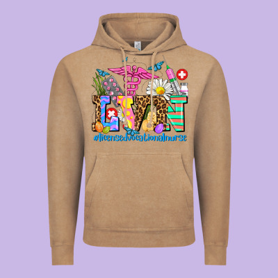 Easter Lvn Licensed Vocational Nurse Vintage Hoodie Designed By Adodesignshop