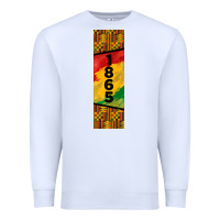White juneteenth pen wrap Premium Sweatshirt - BarkalooDesign