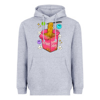 Heather Grey instant good vibes Heavyweight Hoodie - Artiststas