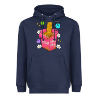 Navy instant good vibes Heavyweight Hoodie - Artiststas