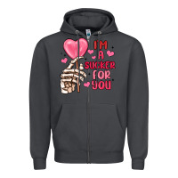 Smoke i m a sucker for you Zipper Hoodie - MaliasSmallBusiness