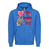 True Royal i m a sucker for you Zipper Hoodie - MaliasSmallBusiness