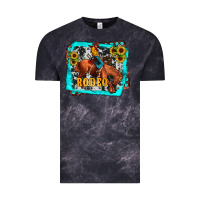 Cloud Black western rodeo Vintage Tee - JahusDesignShop
