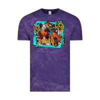 Cloud Purple western rodeo Vintage Tee - JahusDesignShop