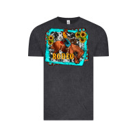 Vintage Black western rodeo Vintage Tee - JahusDesignShop