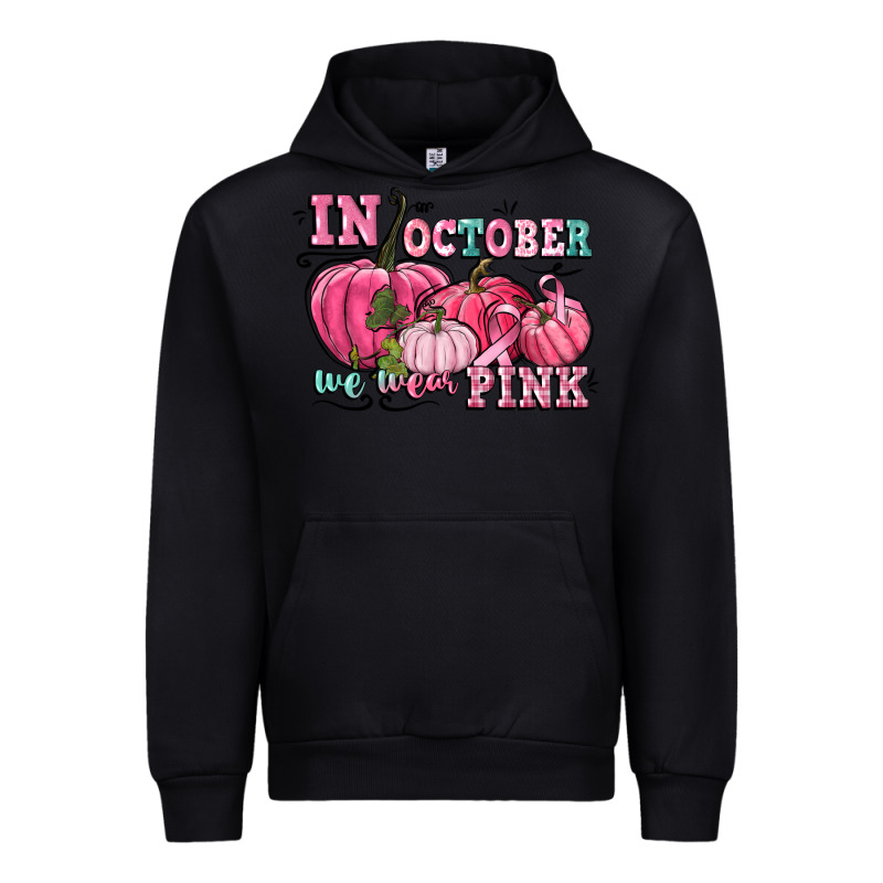 In October We Wear Pink Urban Hoodie by CowGirlArtShop | Teevron