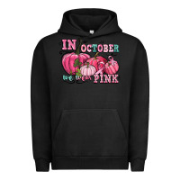 Pigment Black in october we wear pink Urban Hoodie - CowGirlArtShop