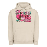 Pigment French Oak in october we wear pink Urban Hoodie - CowGirlArtShop