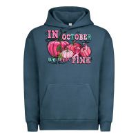 Pigment Midnight Navy in october we wear pink Urban Hoodie - CowGirlArtShop
