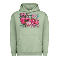 Pigment Oil Green in october we wear pink Urban Hoodie - CowGirlArtShop