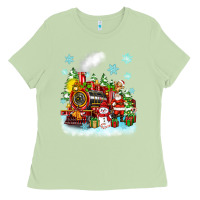 Matcha christmas polar express santa Ladies Tee - Zillion Design Studio