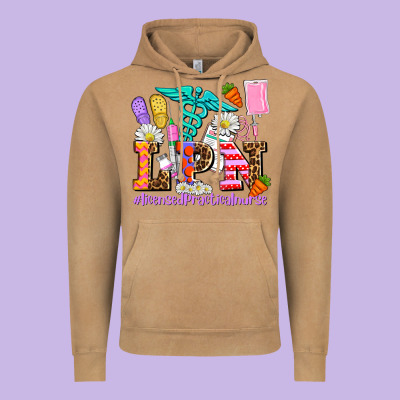 Easter Lpn Licensed Practical Nurse Vintage Hoodie Designed By Adodesignshop