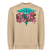 Mushroom floral nurse Heavyweight Sweatshirt - AdoDesignShop