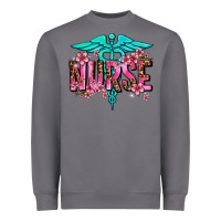 Storm floral nurse Heavyweight Sweatshirt - AdoDesignShop