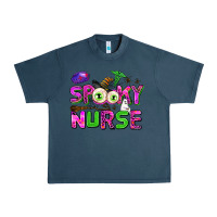 Midnight Navy spooky nurse Urban Heavy Tee - AdoDesignShop
