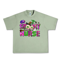 Oil Green spooky nurse Urban Heavy Tee - AdoDesignShop