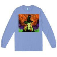 Colony Blue halloween witch tumbler Long Sleeve Tee - Jasminsmagicworld