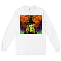White halloween witch tumbler Long Sleeve Tee - Jasminsmagicworld