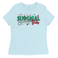 Baby Blue surgical tech Ladies Tee - texasbilliewilder