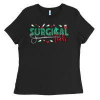 Black surgical tech Ladies Tee - texasbilliewilder
