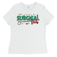 White surgical tech Ladies Tee - texasbilliewilder