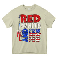 Mossy red white and pew pew pew Heavy Core Tee - texasbilliewilder