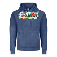 Vintage Denim small town christmas Vintage Hoodie - BundleAndBundleShop