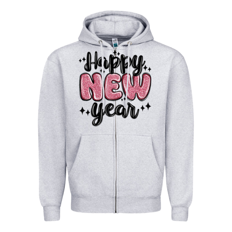 Happy New Year Zipper Hoodie by MaliasSmallBusiness | Teevron