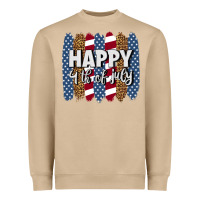 Mushroom happy 4th of july brushstrokes Heavyweight Sweatshirt - BundleAndBundleShop