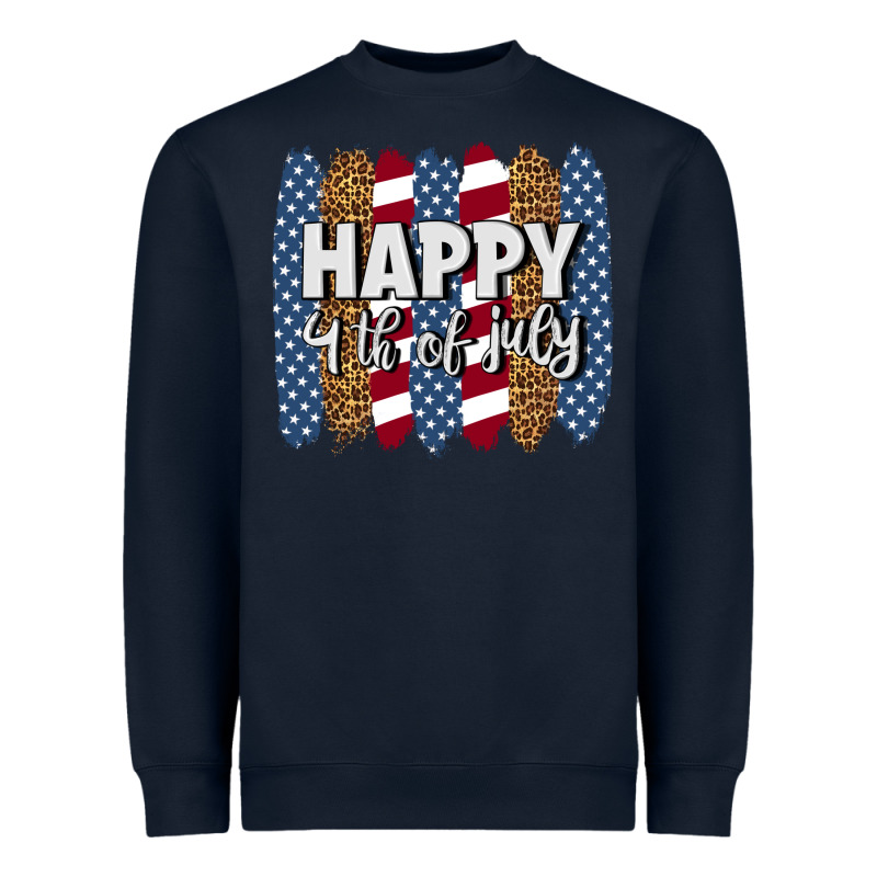 Happy 4th Of July Brushstrokes Heavyweight Sweatshirt by BundleAndBundleShop | Teevron