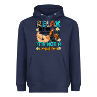 Navy relax we're all crazy it's not a competition Heavyweight Hoodie - Artiststas