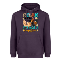 Plum relax we're all crazy it's not a competition Heavyweight Hoodie - Artiststas