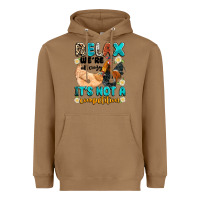 Toasted Coconut relax we're all crazy it's not a competition Heavyweight Hoodie - Artiststas