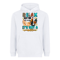 White relax we're all crazy it's not a competition Heavyweight Hoodie - Artiststas