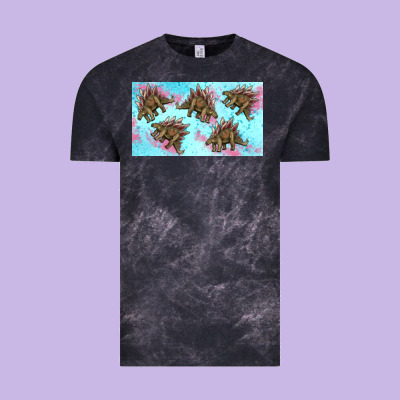 Dinosaur Stegosaurus Sippy Cup Vintage Tee Designed By Artiststas