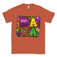 Copper Mardi Gras leopard frame mama Mother's Day Classic Tee - LillyAllenDesigns