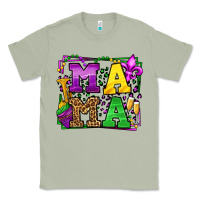 Matcha Mardi Gras leopard frame mama Mother's Day Classic Tee - LillyAllenDesigns