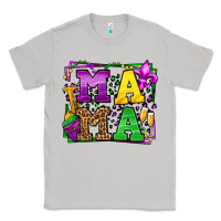 Moon Dust Mardi Gras leopard frame mama Mother's Day Classic Tee - LillyAllenDesigns