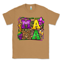 Toasted Coconut Mardi Gras leopard frame mama Mother's Day Classic Tee - LillyAllenDesigns