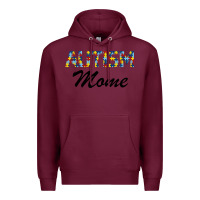 Burgundy Autism mom Premium Hoodie - Bettercallsaul