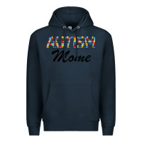 Navy Autism mom Premium Hoodie - Bettercallsaul
