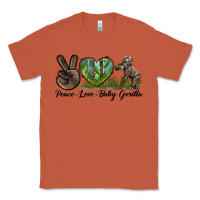 Copper Peace Love Baby Gorilla Classic Tee - LillyAllenDesigns
