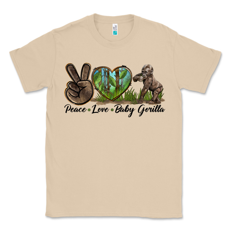 Peace Love Baby Gorilla Classic Tee by LillyAllenDesigns | Teevron