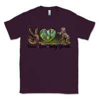 Plum Peace Love Baby Gorilla Classic Tee - LillyAllenDesigns