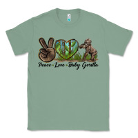 Sage Peace Love Baby Gorilla Classic Tee - LillyAllenDesigns