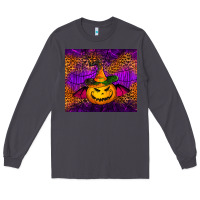 Smoke halloween jack o'lantern tumbler Long Sleeve Tee - Jasminsmagicworld