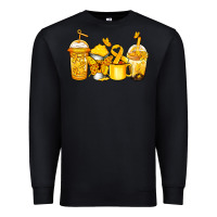 Black childhood cancer coffee Premium Sweatshirt - Jasminsmagicworld