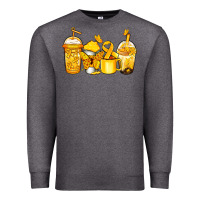 Charcoal Heather childhood cancer coffee Premium Sweatshirt - Jasminsmagicworld