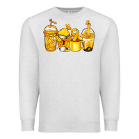 Oatmeal Heather childhood cancer coffee Premium Sweatshirt - Jasminsmagicworld