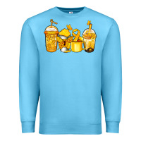 Ocean Blue childhood cancer coffee Premium Sweatshirt - Jasminsmagicworld